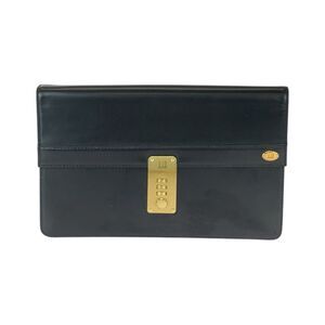 Dunhill Leather Oxford Clutch Bag